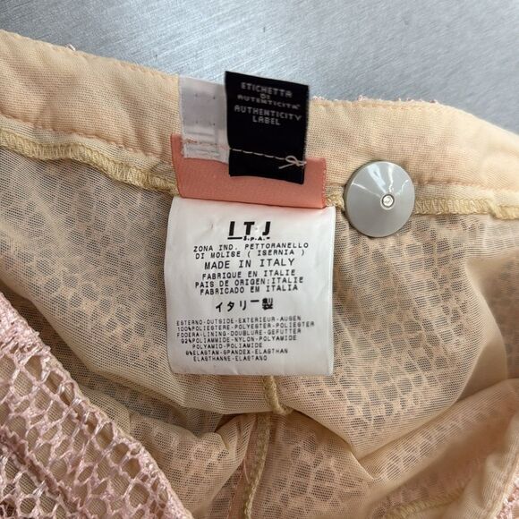 Gianfranco perre XSPink Lace Flare Pants. Good condition - Picture 4 of 10